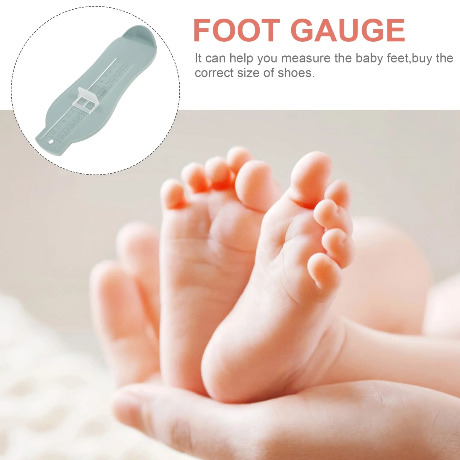 Shoe Measurement Device For Kids