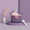 milk powder container with handle for travel