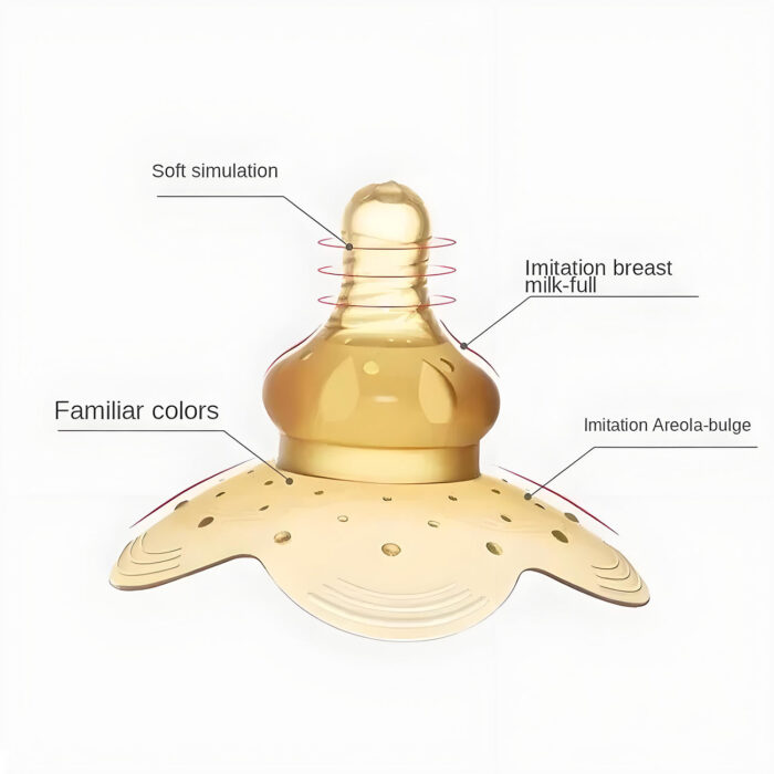 Couvre-tétine souple pour l'allaitement