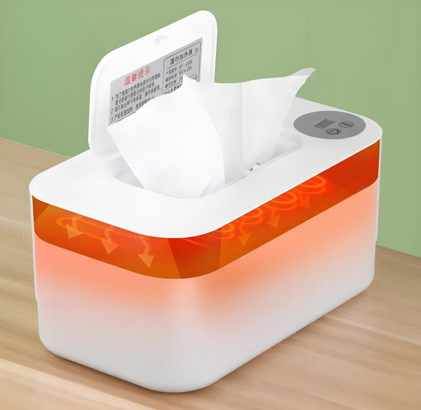 Aquecedor de toalhetes para bebé Aquecedor 5 Aquecedor de toalhetes de viagem para bebés