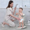 infant bath support with shower holder