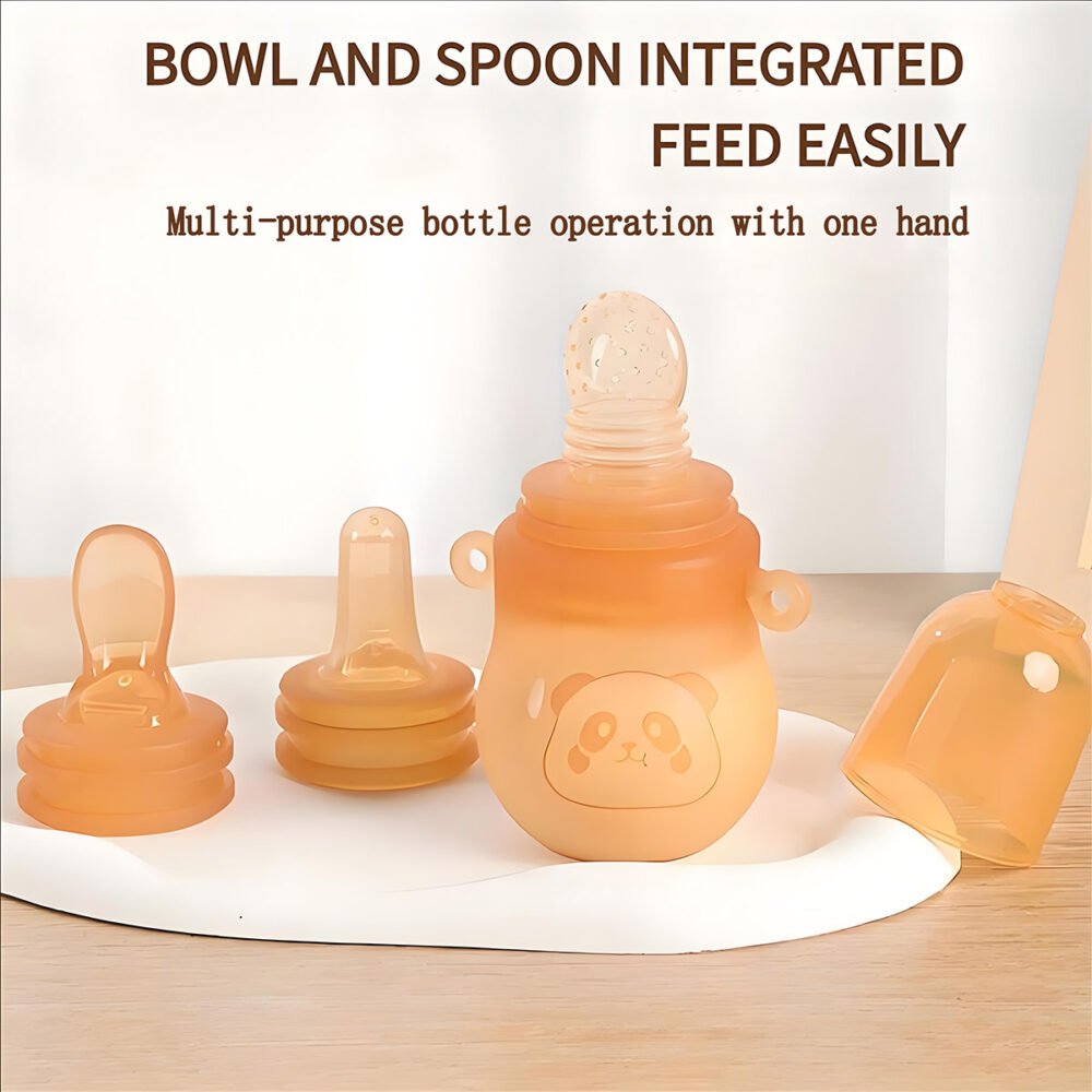 3-In-1 Baby Silicone Food Bottle – Image 6